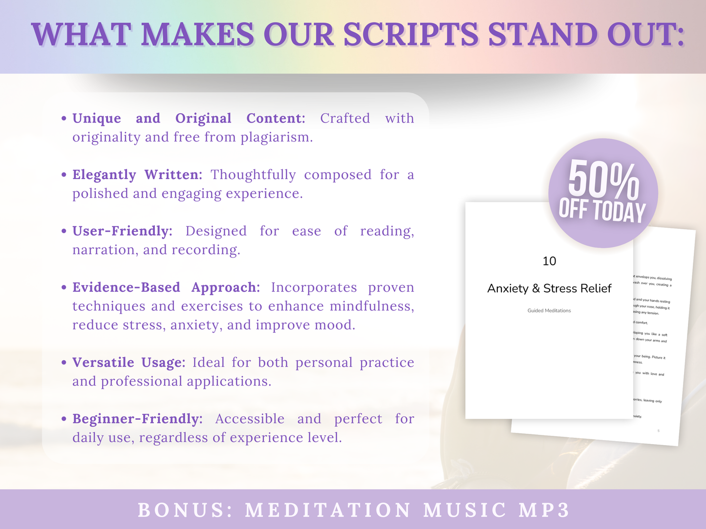 100 Guided Meditation Scripts