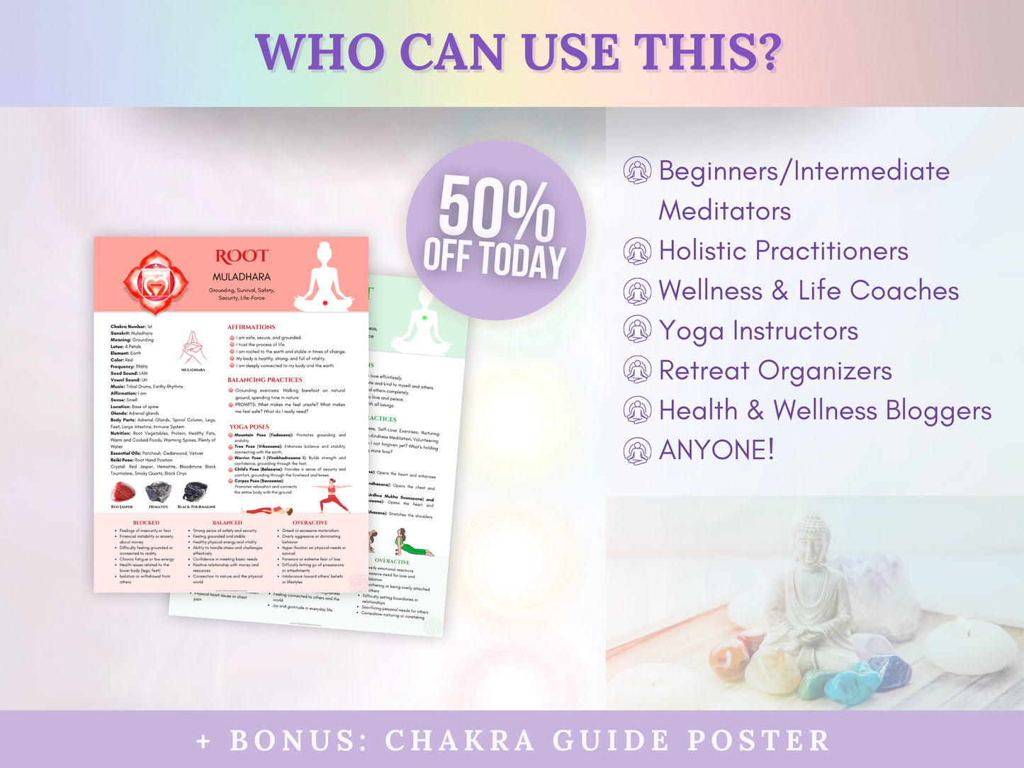 Chakra Guides Printable