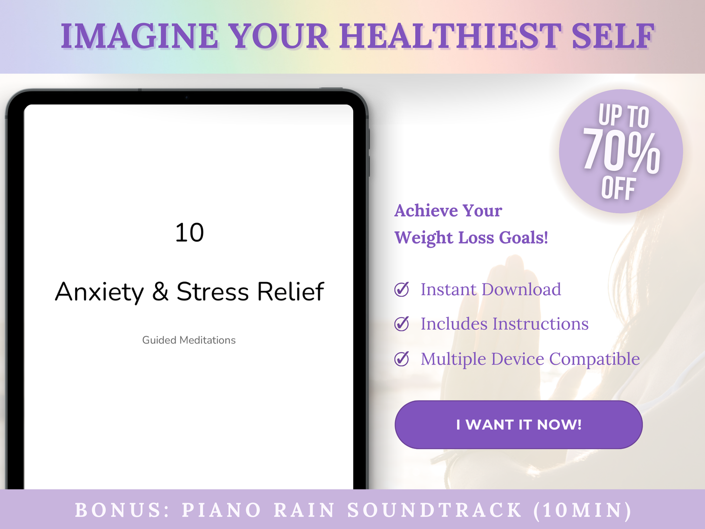 10 Anxiety & Stress Relief Guided Meditation Scripts